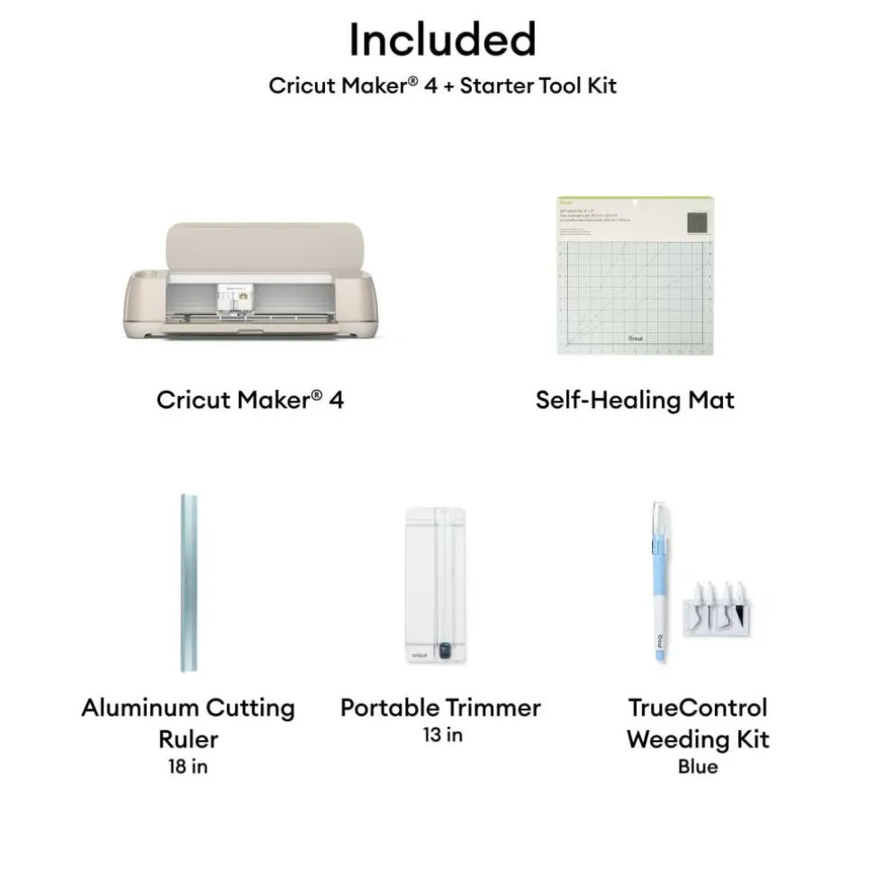 Cricut Maker® 4 & Starter Tool Kit