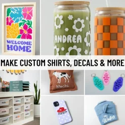 Cricut Maker 4 Vinyl and Iron-On DIY Project Bundle