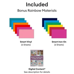 Cricut Maker 5 Vinyl & Iron-On Beginner Crafting Bundle