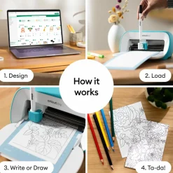Cricut® 0.4mm Black Fine Point Pens, 2ct. + Adapter