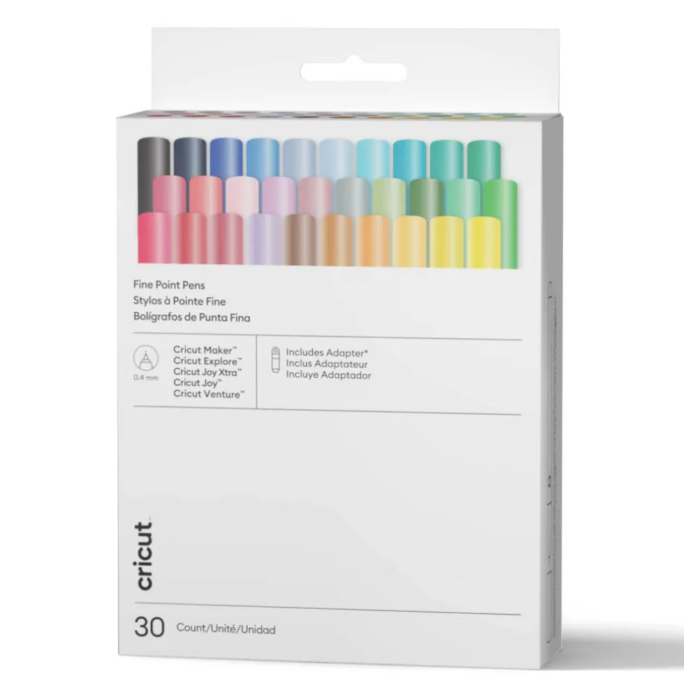 Cricut® 0.4mm Fine Point Pens Ultimate Sampler Set + Adapter
