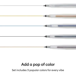 Cricut® 0.8mm Glitter Gel Pens, 3ct. with Adapter