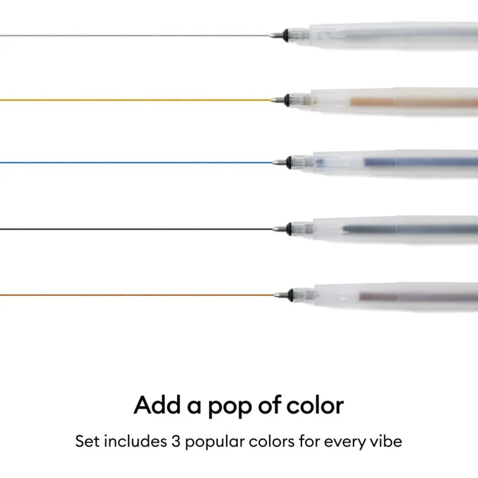 Cricut® 0.8mm Glitter Gel Pens, 3ct. with Adapter