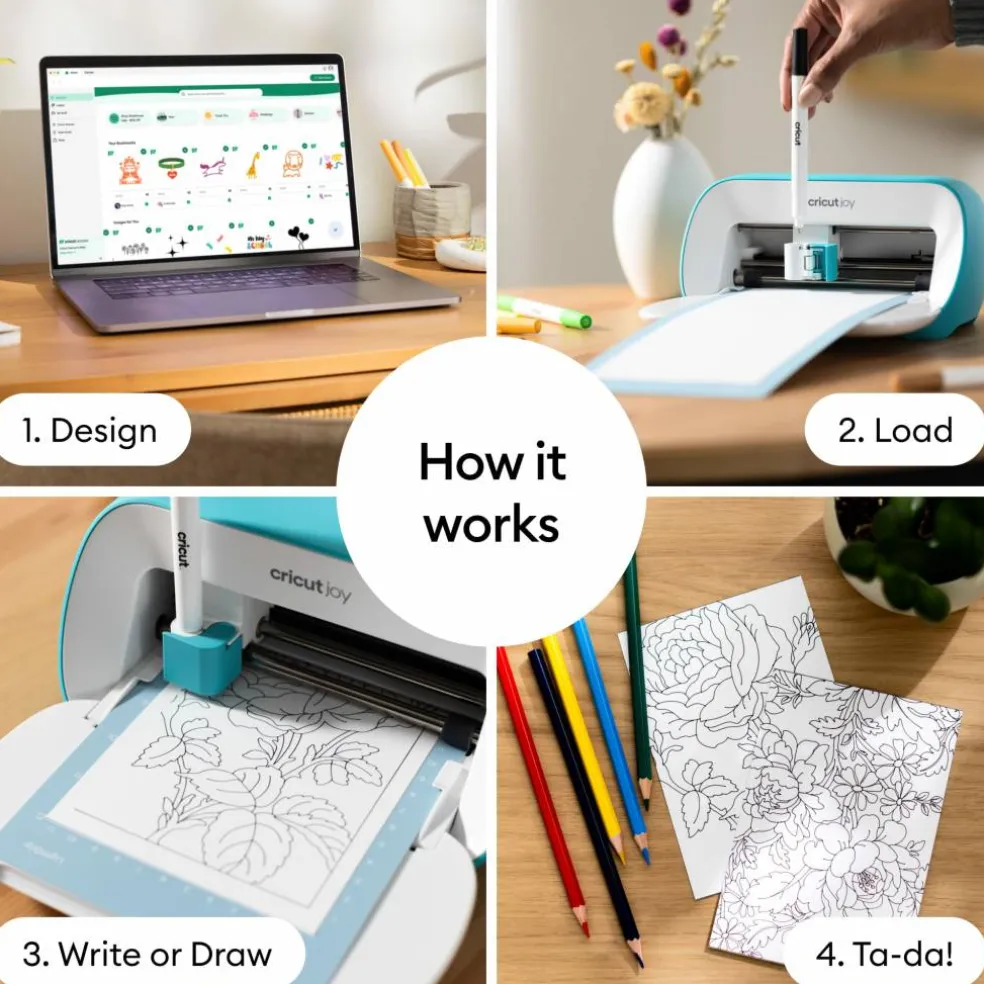 Cricut® 1.0mm Gold, Silver & Copper Permanent Metallic Marker Set + Adapter