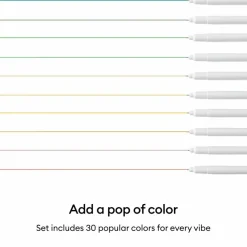 Cricut® 0.3mm Ultimate Sampler Extra Fine Point Pen Set + Adapter