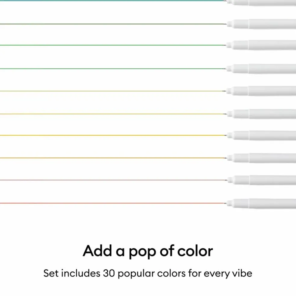 Cricut® 0.3mm Ultimate Sampler Extra Fine Point Pen Set + Adapter