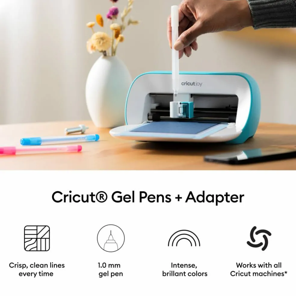 Cricut® 1.0mm Ultimate Sampler Gel Pen Set + Adapter