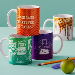 Cricut Mug Press Starter Bundle with 4 Blank Mugs Kit
