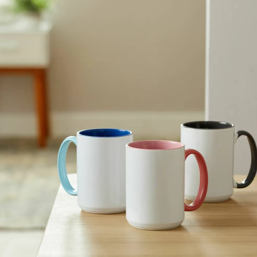 Cricut® 15oz. Ocean Beveled Ceramic Mug Blank