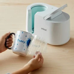 Cricut® 15oz. White & Gray Ceramic Mug Blank