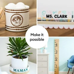 Cricut Permanent Glossy Value Vinyl Decals, 12 in x 10 ft
