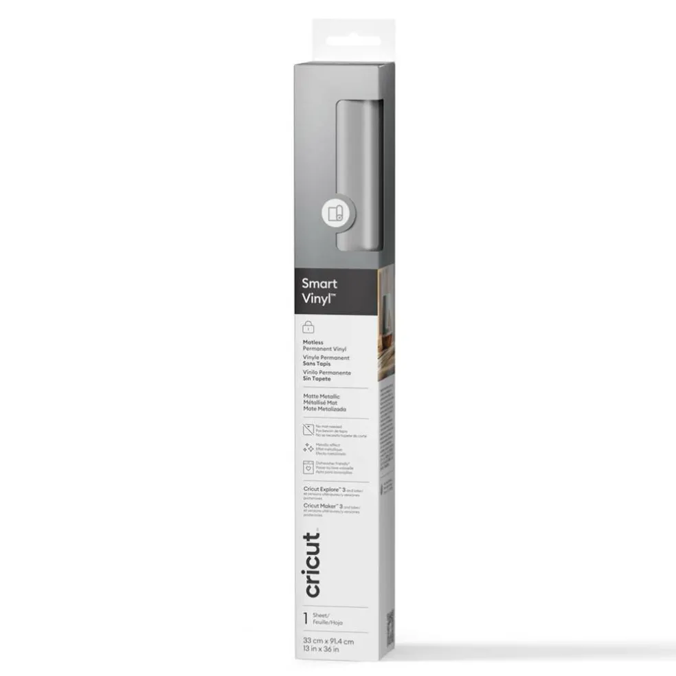 Cricut® Permanent Smart Vinyl™ Matte Metallic