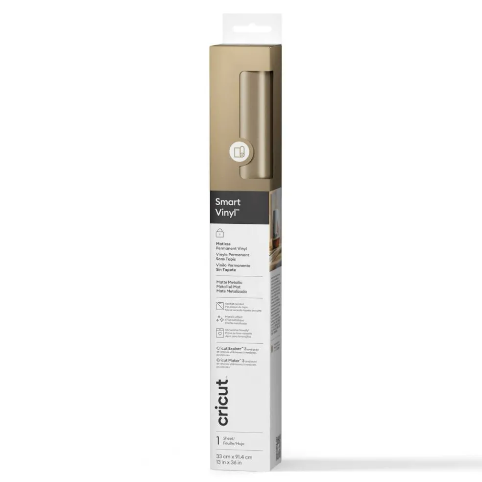 Cricut® Permanent Smart Vinyl™ Matte Metallic
