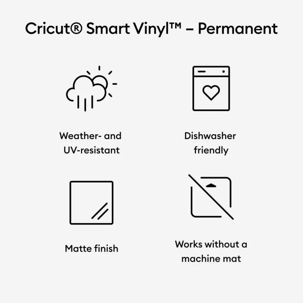 Cricut® 25" Permanent Smart Vinyl™