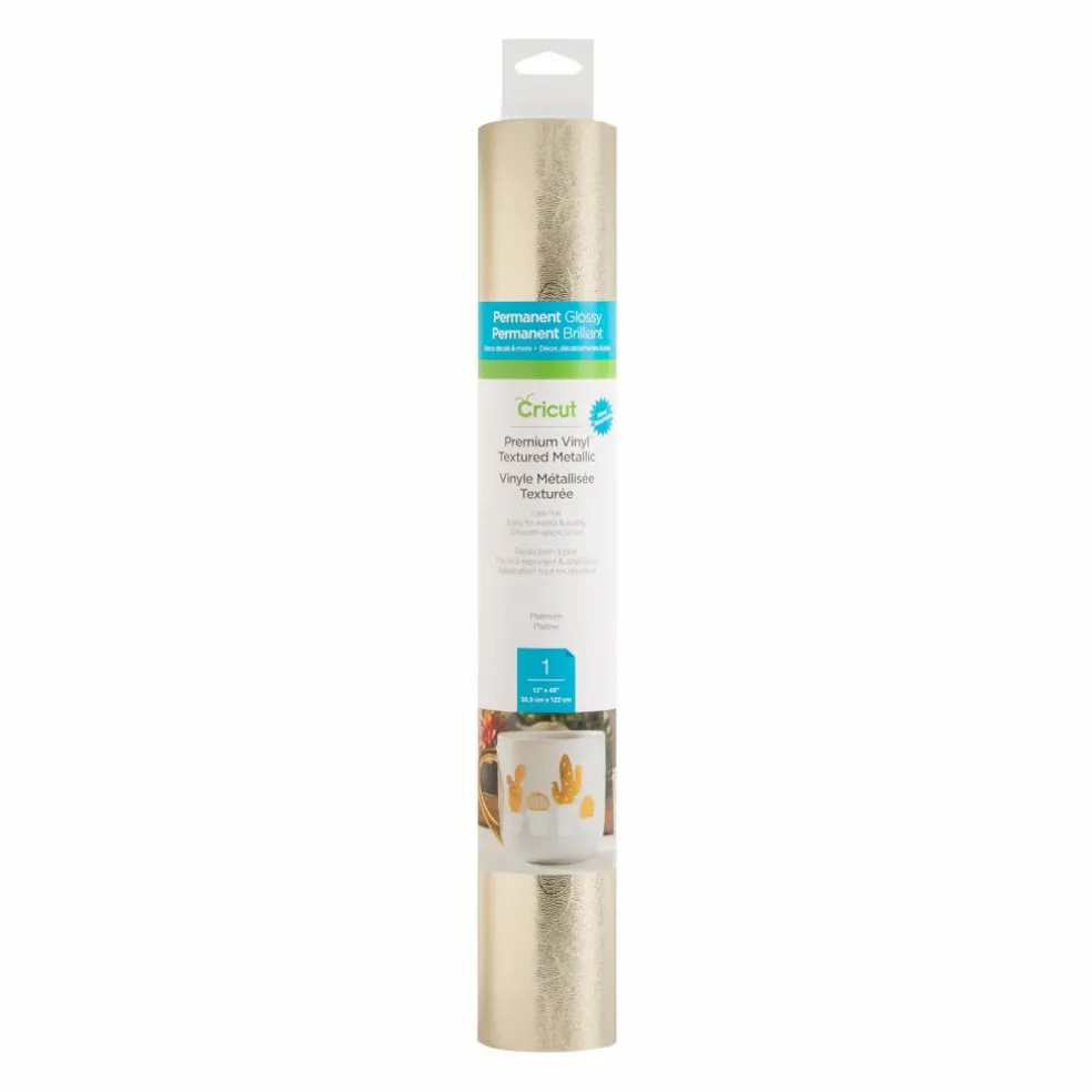 Cricut® Premium Vinyl™ Textured Metallic Permanent