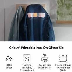 Cricut® Printable Glitter Iron-On Kit