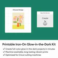 Cricut® Printable Iron-On Glow-in-the-Dark Kit