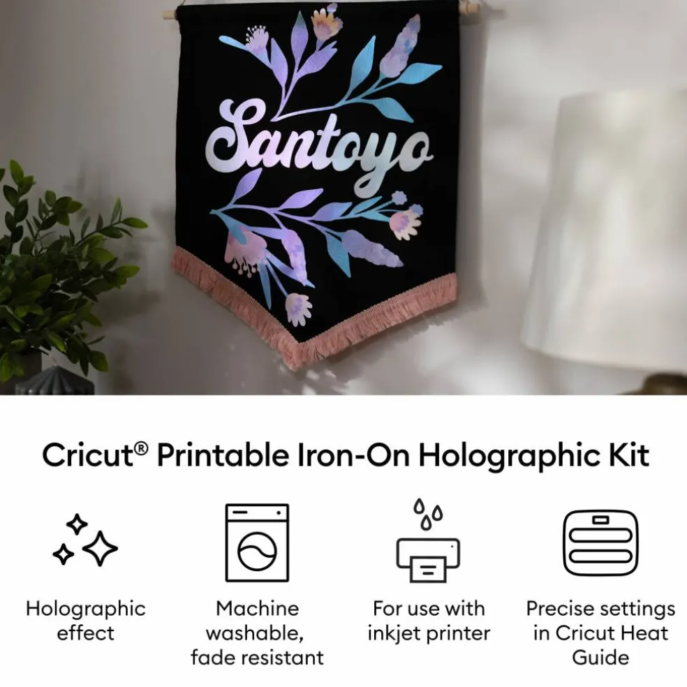 Cricut® Printable Iron-On Holographic Kit