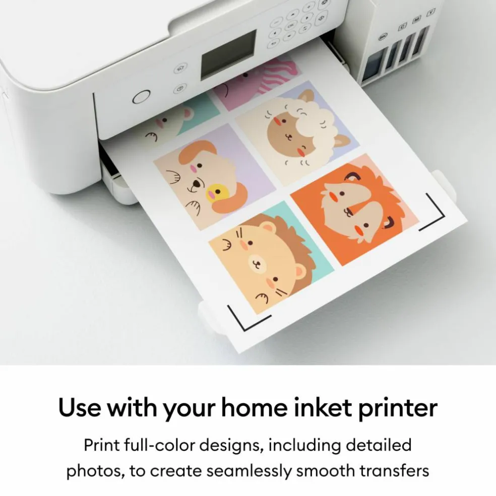 Cricut® Printable Iron-On White to Purple UV Color Changing Kit