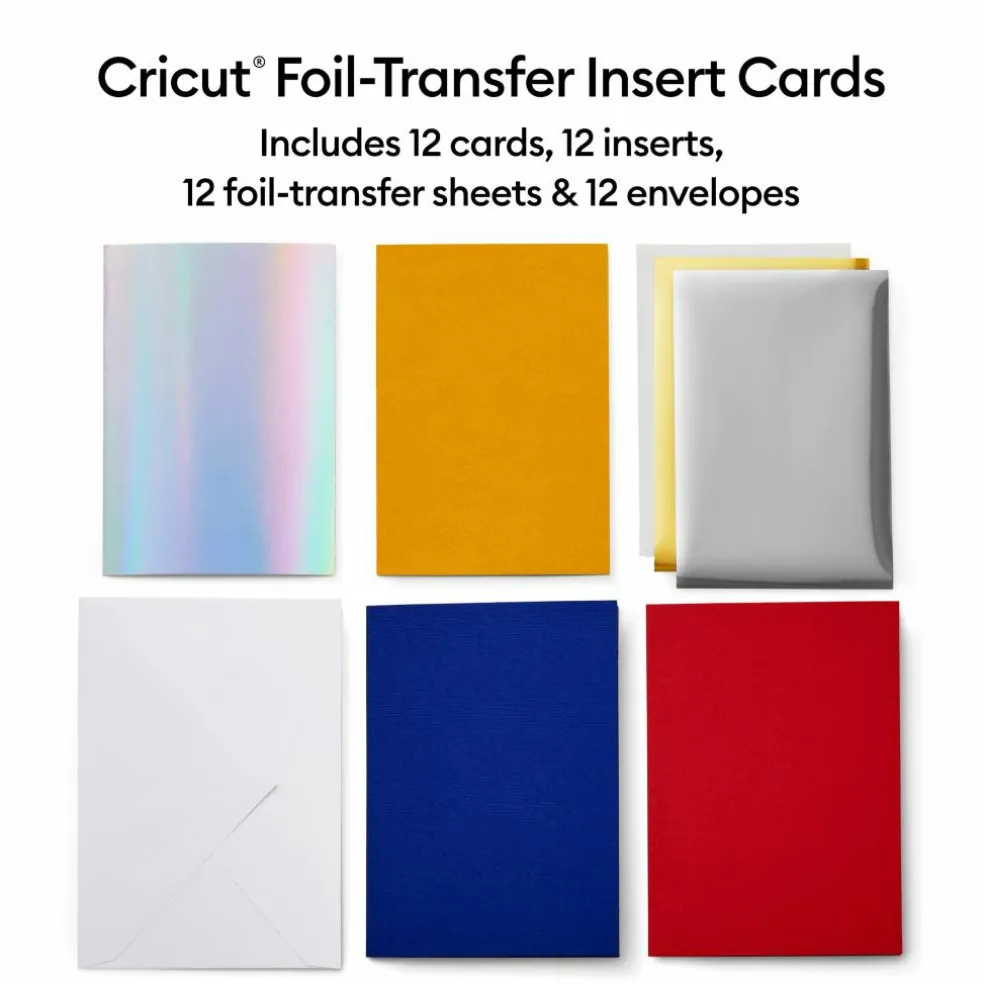Cricut® R40 Foil Transfer Insert Cards, Celebration Sampler