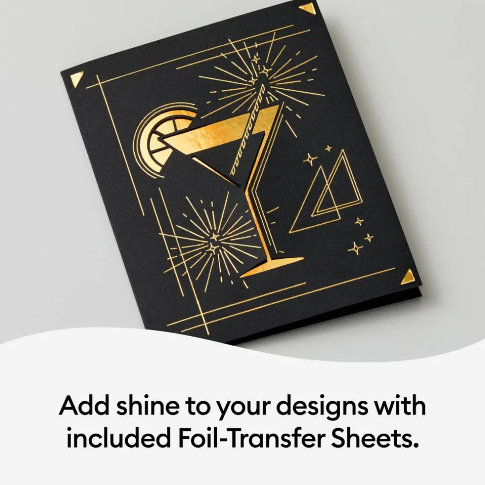 Cricut® R40 Foil Transfer Insert Cards, Celebration Sampler