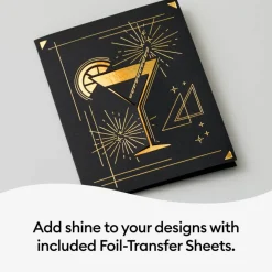 Cricut® S40 Foil Transfer Insert Cards, Royal Flush Sampler
