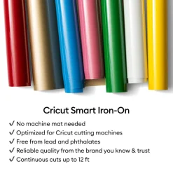Cricut® Smart Iron-On™ Matless Deep Sampler, 3 Sheets