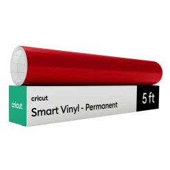 Cricut Smart Permanent Value Vinyl Roll, 13 in x 5 ft, Red