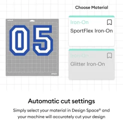 Cricut SportFlex Iron-On for Activewear, 12 in x 5 ft