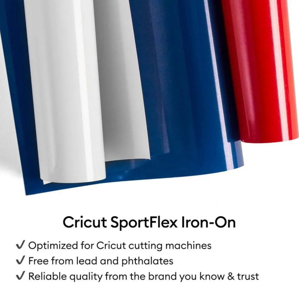 Cricut SportFlex Iron-On for Activewear, 12 in x 5 ft