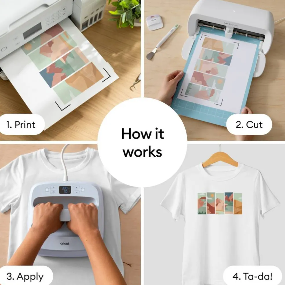 Cricut Sublimation Printer Paper, 8.5 in x 11 in, 100 ct