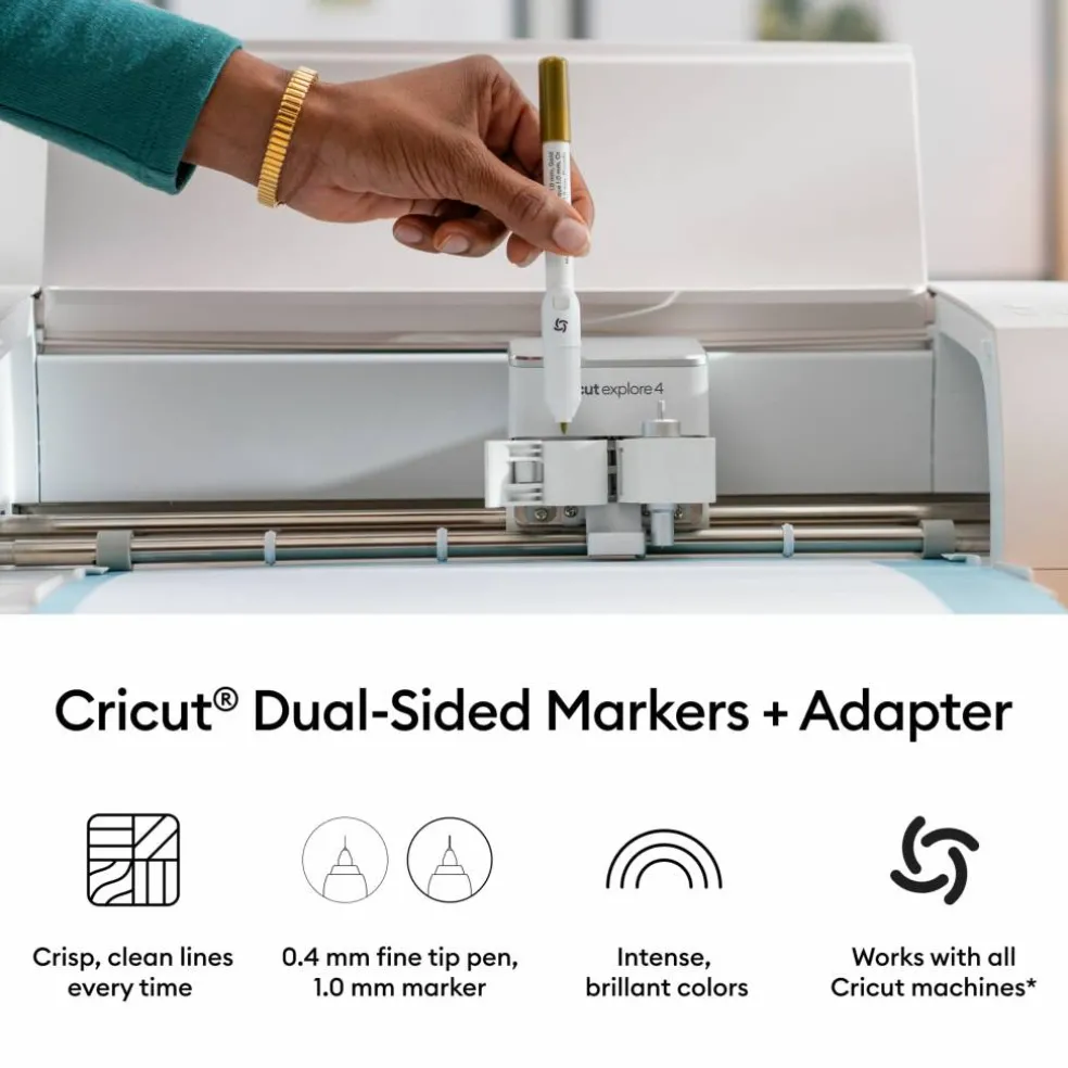 Cricut® Ultimate Dual-Sided Marker Set + Adapter