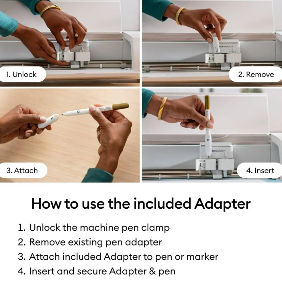 Cricut® Ultimate Dual-Sided Marker Set + Adapter