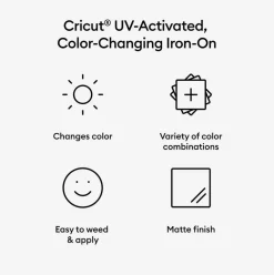 Cricut® UV-Activated Color-Changing Iron-On