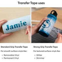 Cricut Value Transfer Tape Sheets for Vinyl Projects, 75 ct