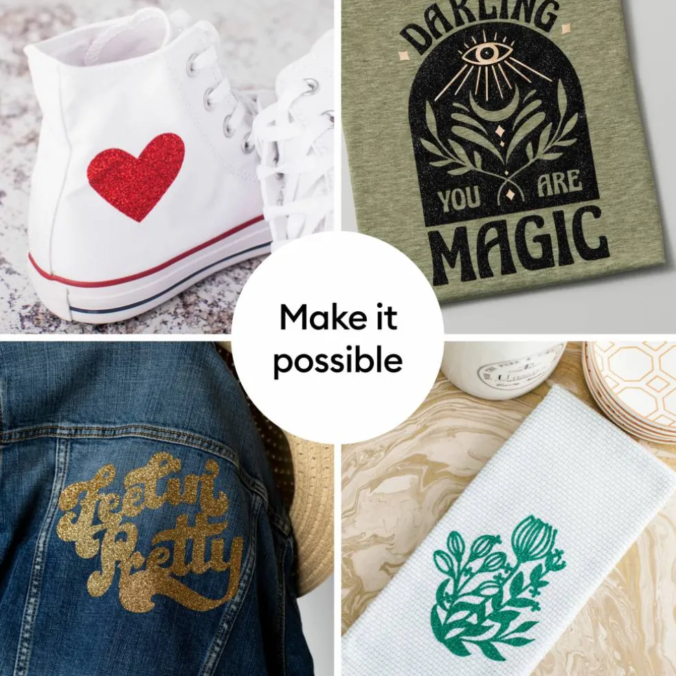 Cricut® 12" x 5ft. Glitter Iron-On