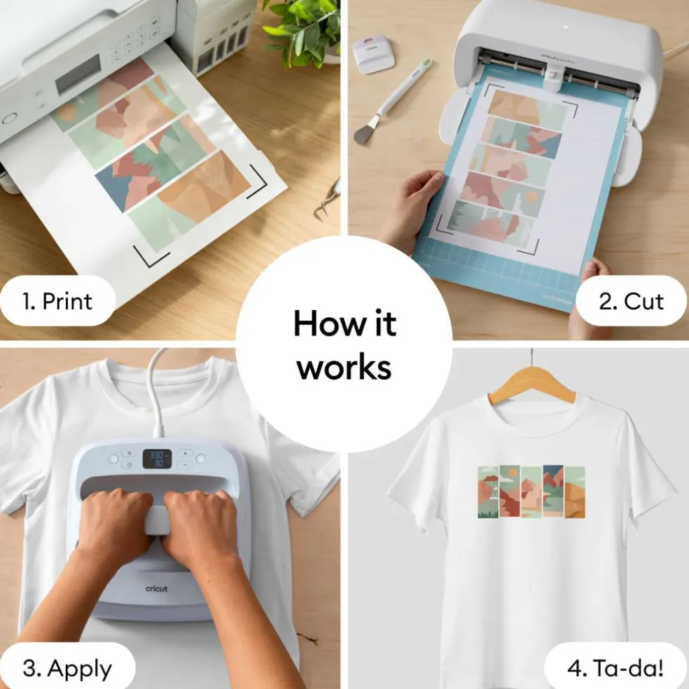 Cricut® 8.5" x 11" Sublimation Printer Paper, 65 Sheets