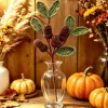13" Crochet Acorn & Leaf Pick by Ashland®