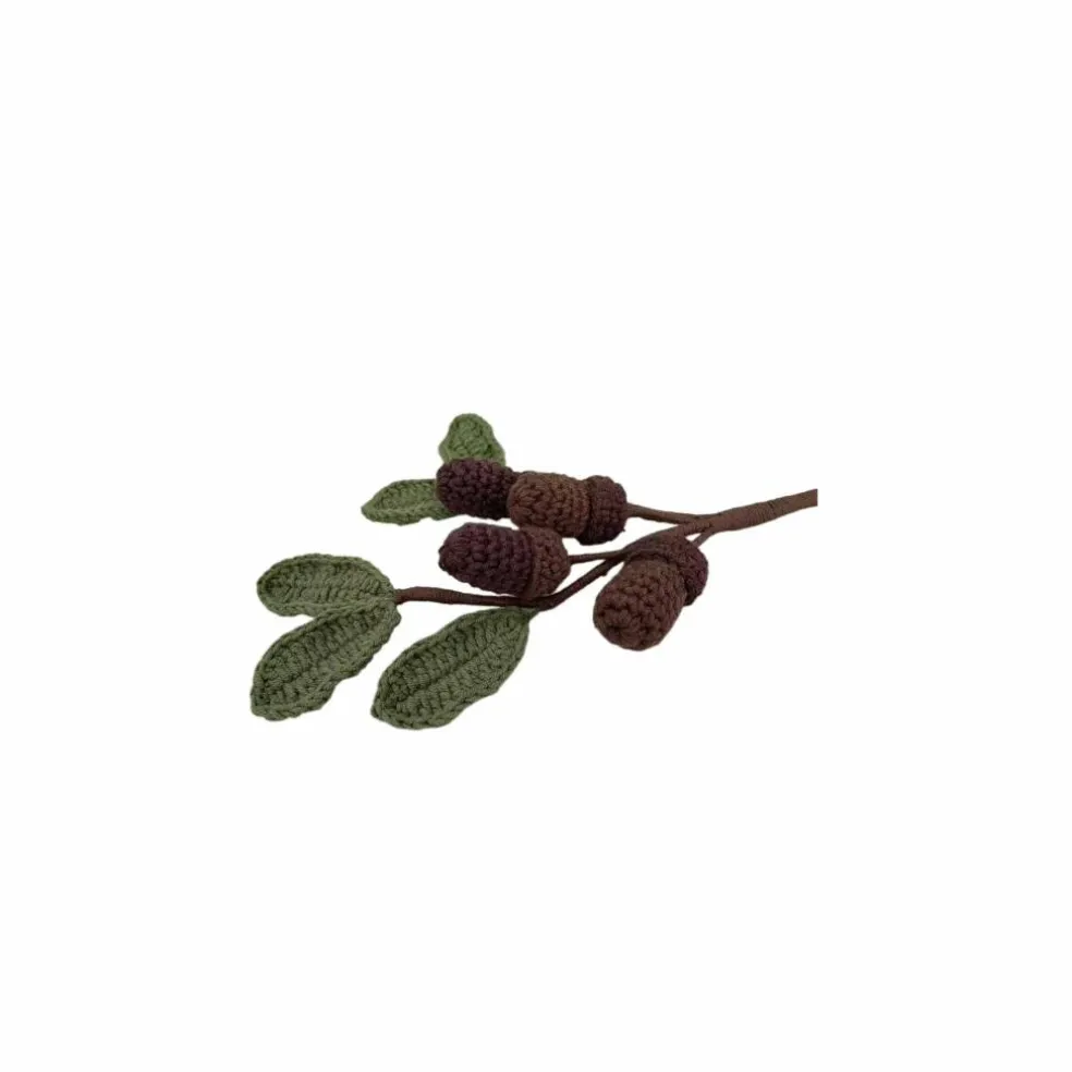 13" Crochet Acorn & Leaf Pick by Ashland®