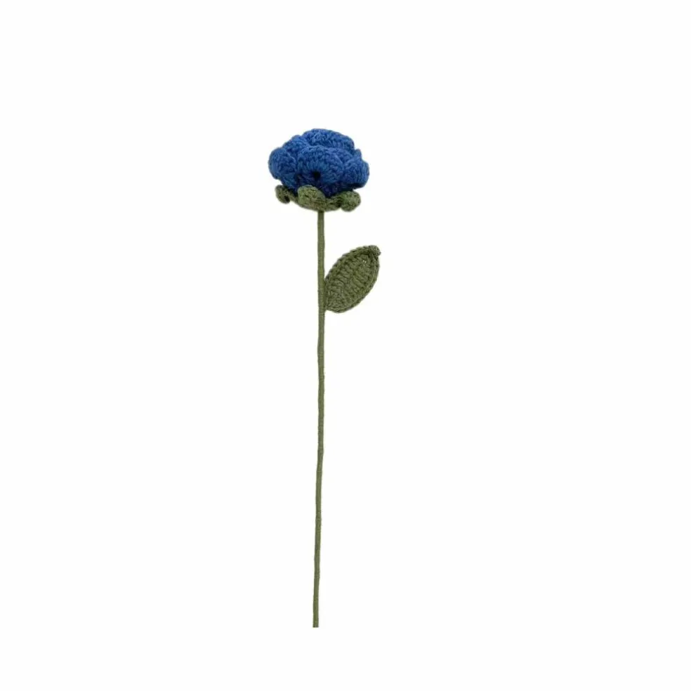 13" Crochet Blue Rose Pick by Ashland®