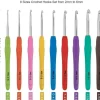 Crochet Hooks 12 Sizes, 51-Pack Yarn Crochet Kit with Ergonomic Handles