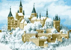 Cross-stitch kit "Castle in the clouds"