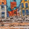 Cross-stitch kit Colored town-1