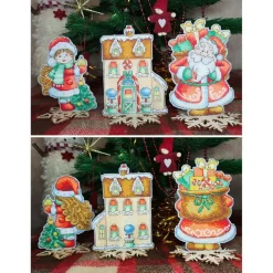 Crystal Art  Set Of Pictures Fairy Tale. Santa Claus