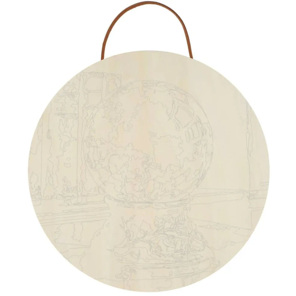 8" Crystal Ball Paint-by-Number Plywood Surface Kit by Artist's Loft®