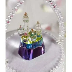Crystal Cinderella Castle Cake Topper with Arch