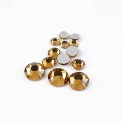 Crystal Lane DIY Assorted Glass Round Flatback Rhinestones Combo