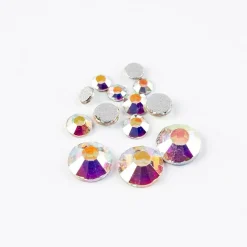 Crystal Lane DIY Assorted Glass Round Flatback Rhinestones Combo