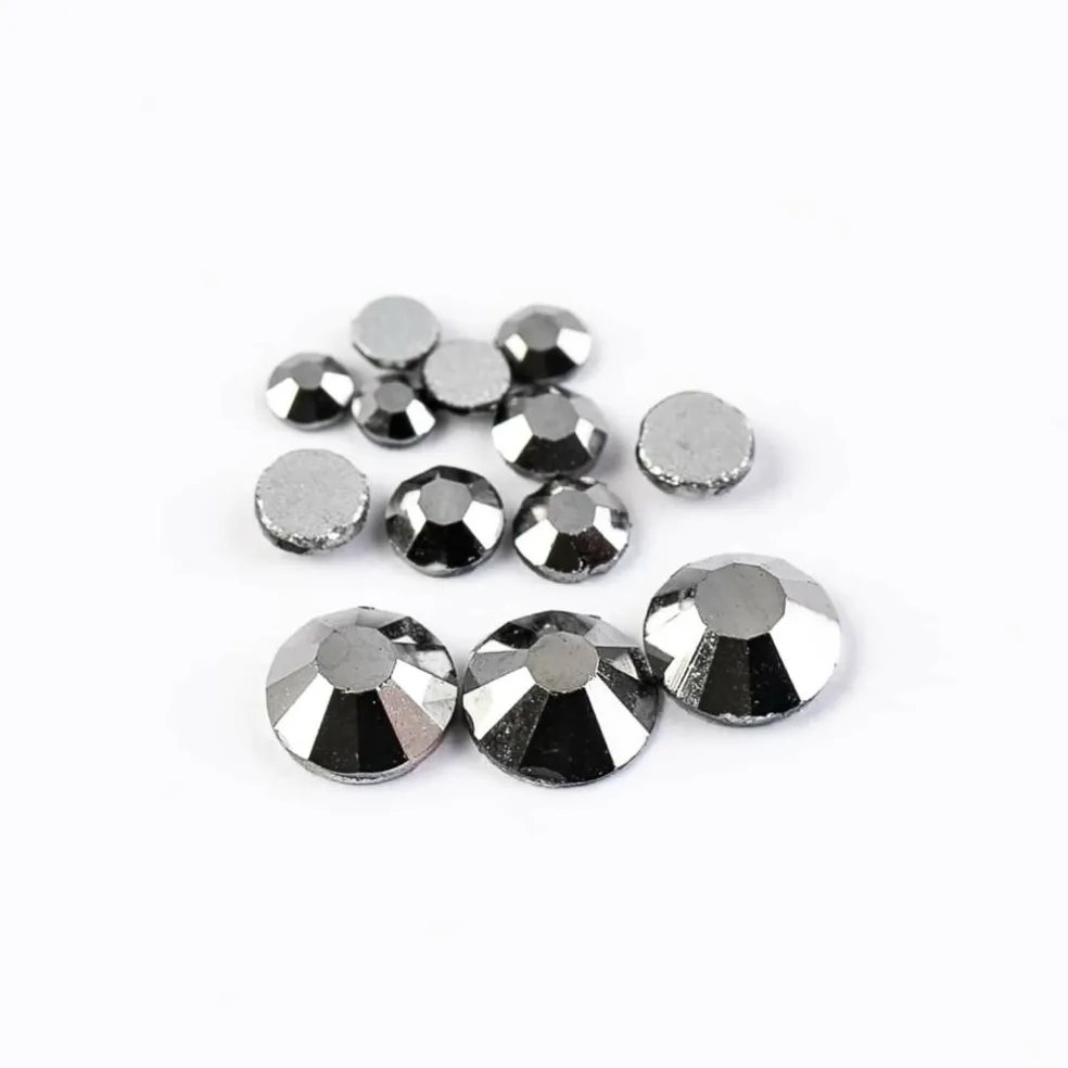 Crystal Lane DIY Assorted Glass Round Flatback Rhinestones Combo