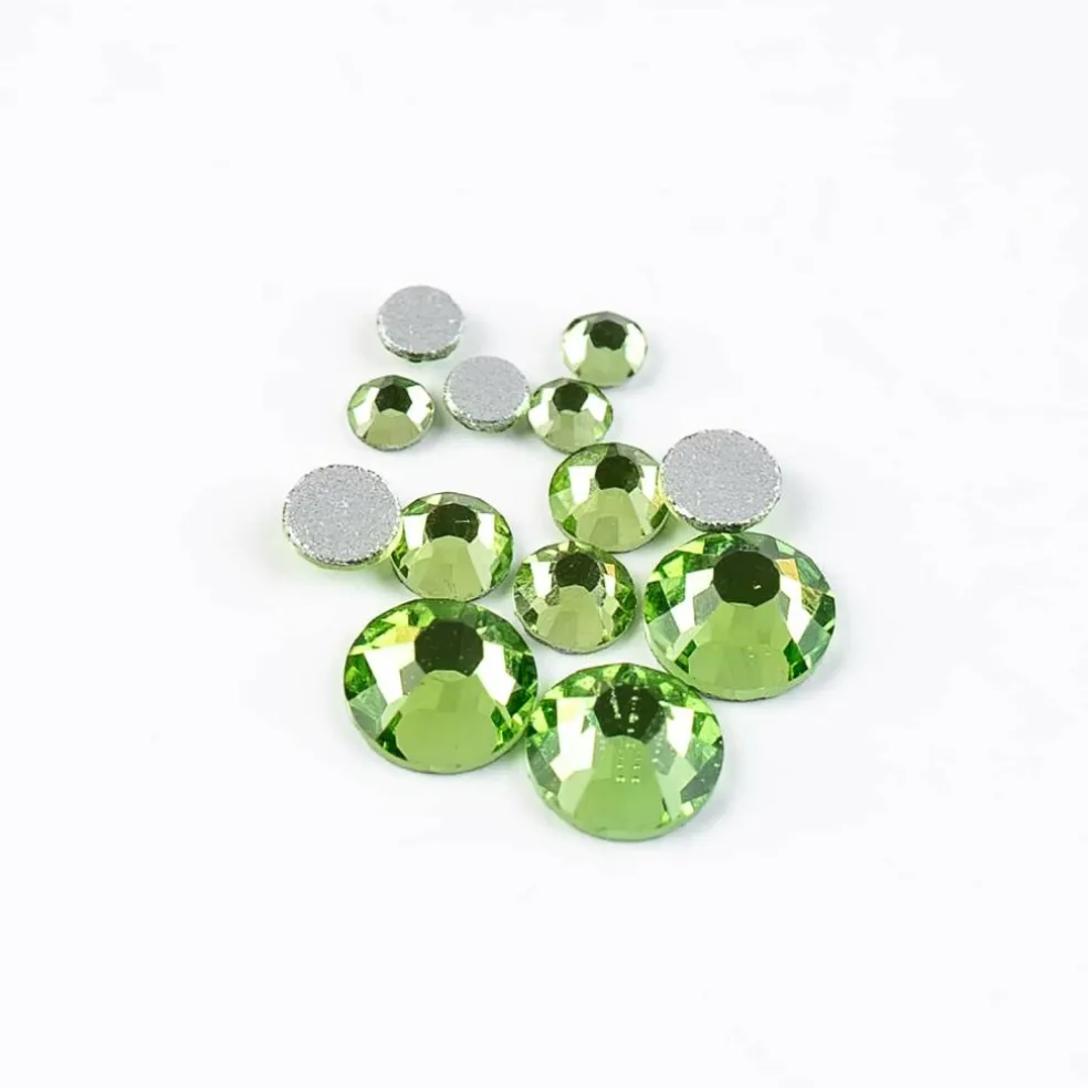 Crystal Lane DIY Assorted Glass Round Flatback Rhinestones Combo